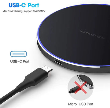 Fast Wireless Charger,20W Max Wireless Charging Pad Compatible with Iphone 16/16 Pro/15/14/13/12/Se/11/Xs Max/Xr,Airpods; Wireless Charge Mat for Samsung Galaxy S24/S23/Note,Pixel/Lg G8