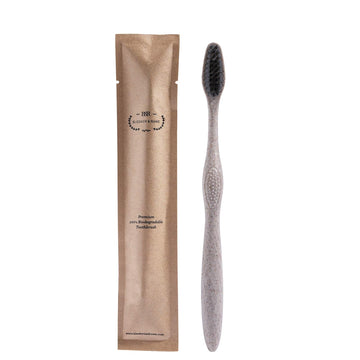 Biodegradable Eco-Friendly Toothbrushes - Individually Sealed - BPA Free Soft Bristles - Sustainable - Recycled Packaging (Pack of 3)