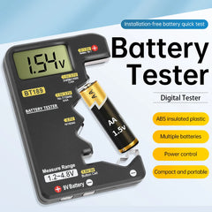 Smart Clip Battery Tester Universal Household LCD Digital Display Battery Tester Power Bank Detector