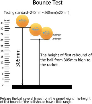 3 Star Ping Pong Balls, 40+Mm Advanced Table Tennis Ball, Bulk Outdoor Ping Pong Balls (Orange, White)